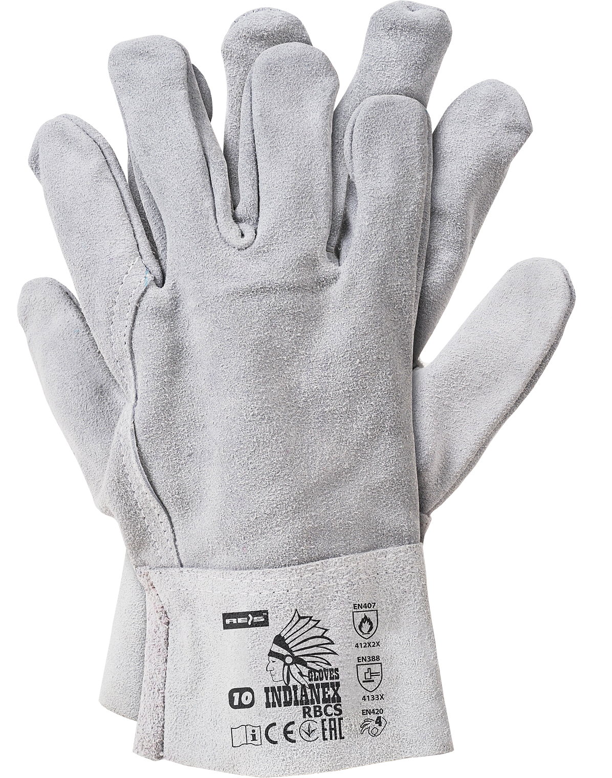 Schweißerhandschuhe WIG MIG MAG Gr. 10 kurz RBCS