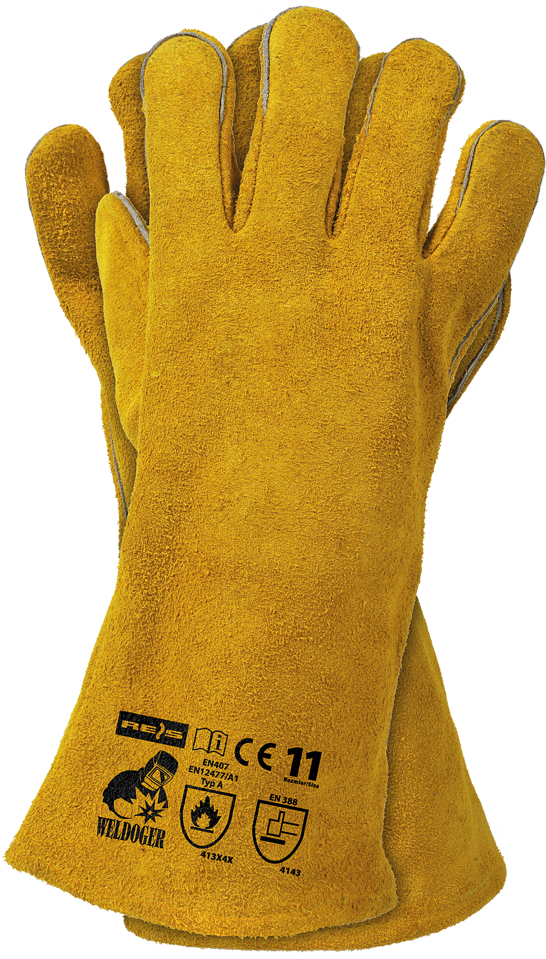 Schweißerhandschuhe WIG MIG MAG Gr. 11 WELDOGER