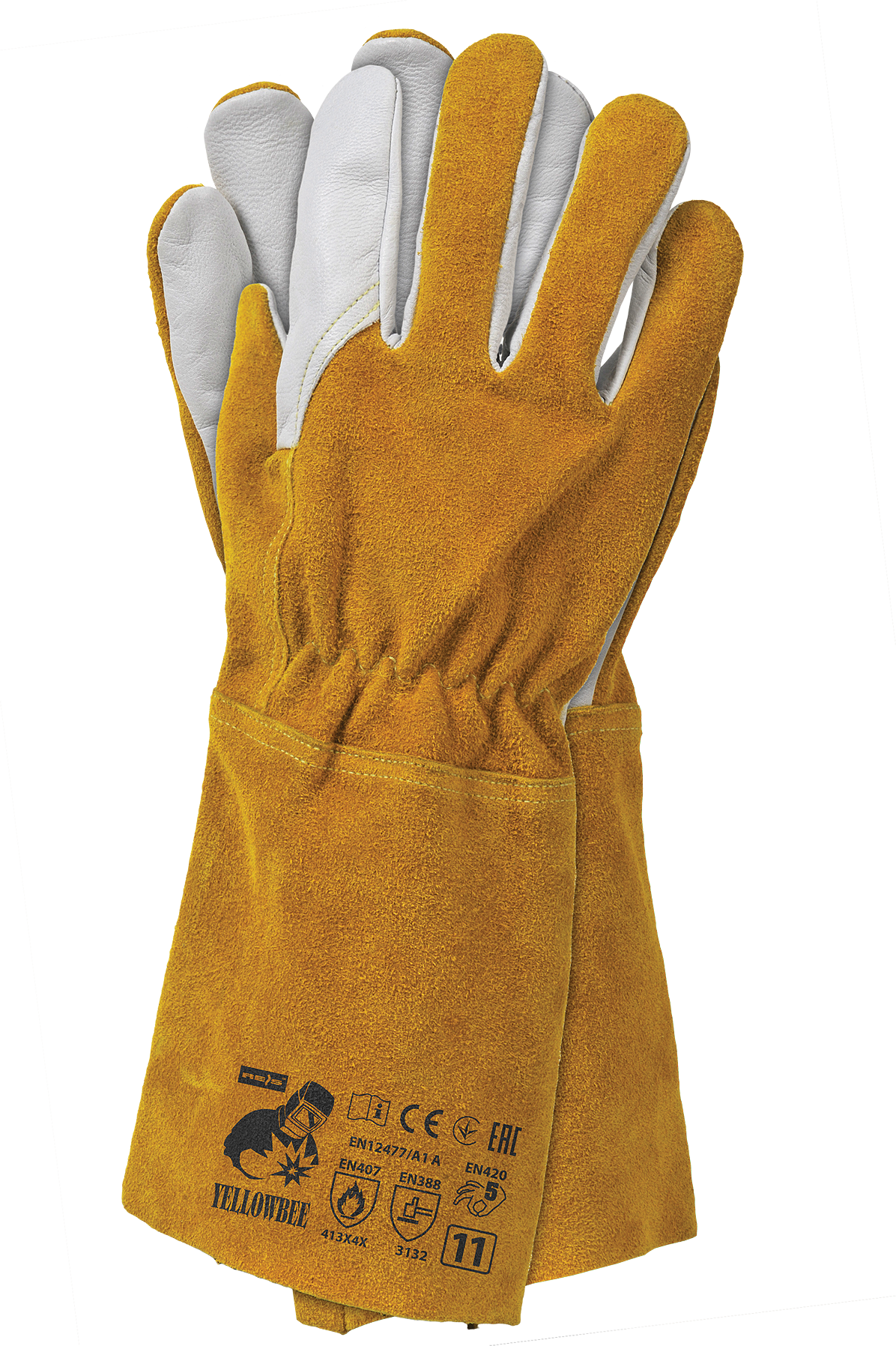 Schweißerhandschuhe WIG MIG MAG Gr. 11 YELLOWBEE