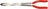 Profi Langbeckzange mit Gelenk 90° gebogen 330 mm von Yato YT-20402