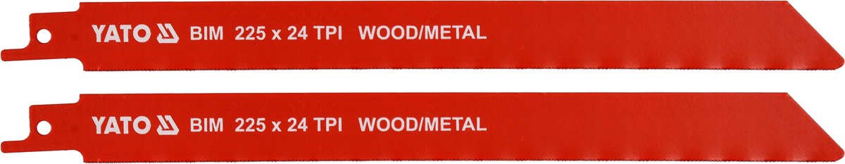 Säbelsägeblatt Säbelsäge FÜR METALL Holz BIM 225MM 24TPI 2ST
