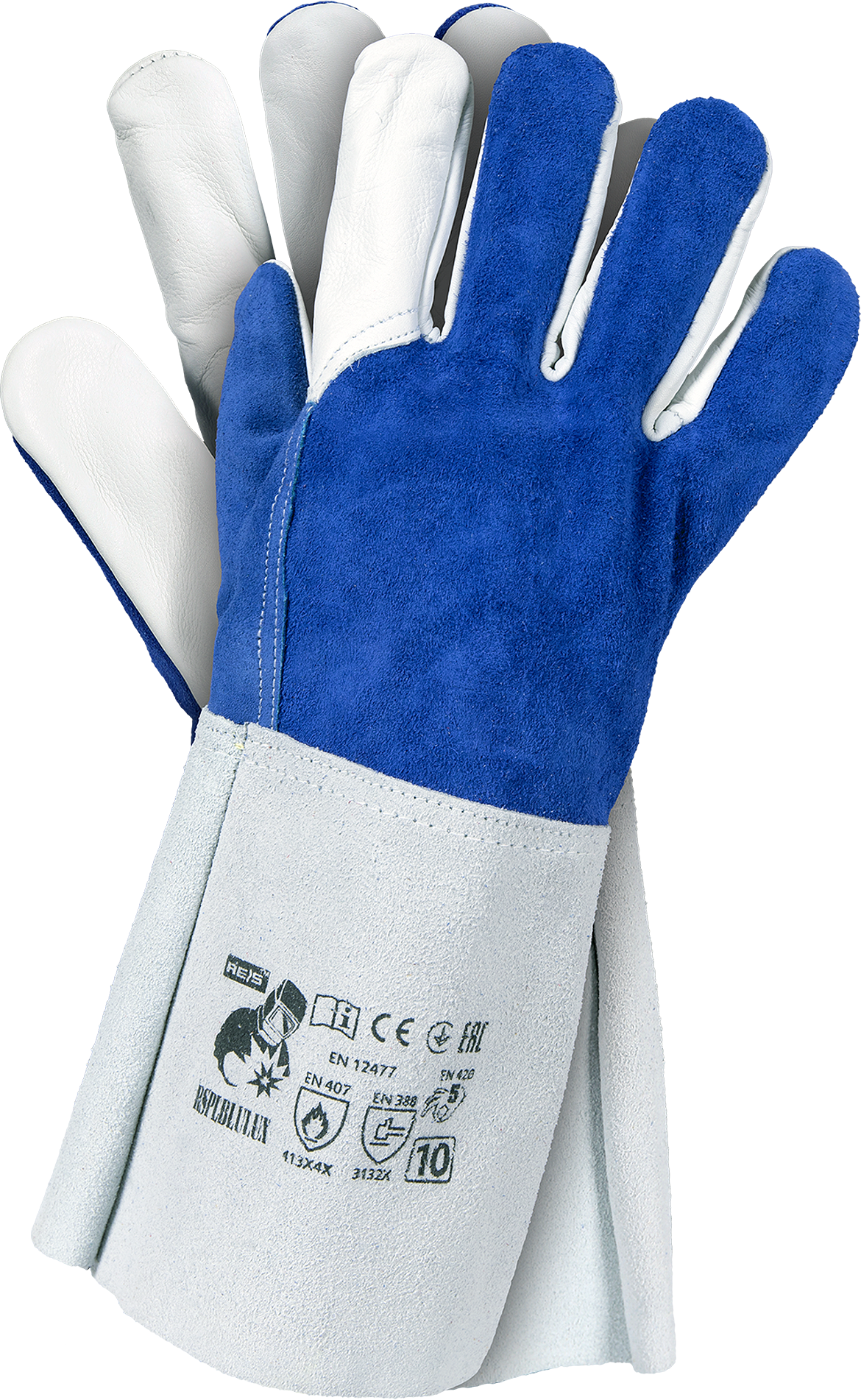Schweißerhandschuhe WIG MIG MAG Gr. 10 RSPLBLULUX