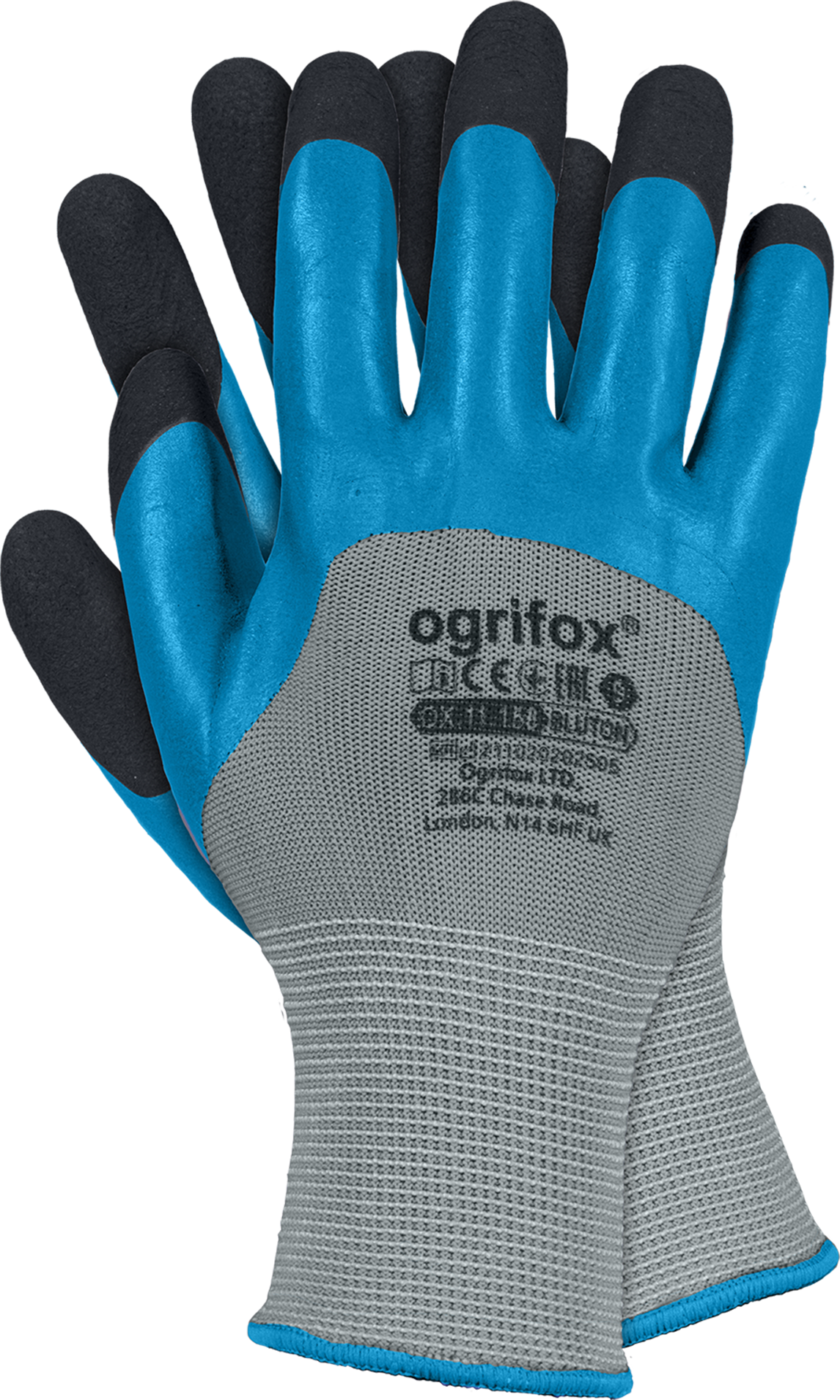 12 Paar Arbeitshandschuhe Bluton Latexfoam