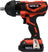 Profi AKKU-SCHLAGSCHRAUBER 18V 1/2" MAX 300NM 2200 1/MIN Set mit Koffer und 2Ah Akku