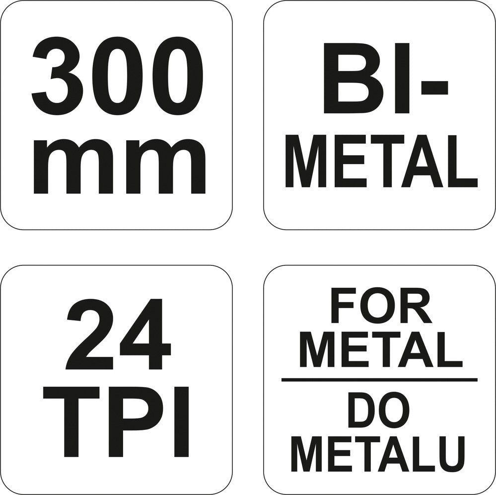 Metallbügelsäge 300 mm mit Holz Griff