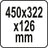 Elektrowerkzeug Box Innenmaß 408X226X100MM Yato YT-09170