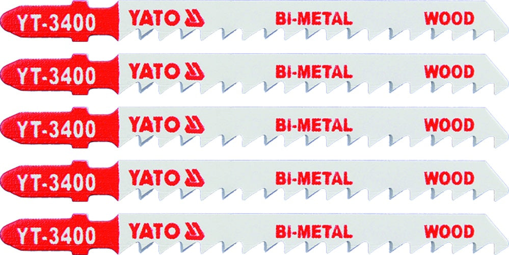 5 tlg. Stichsägeblätter T-Schaft Bi-Metall
