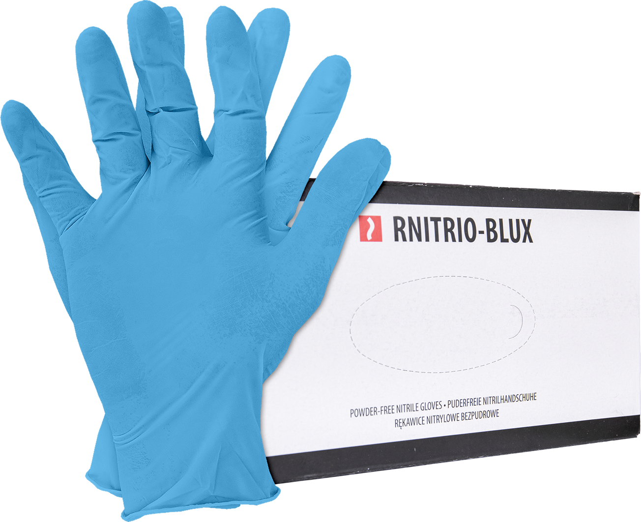 Blaue Nitrilhandschuhe RNITRIO-BLUX