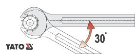 Yato Gabel Ringschlüssel Satz 8-24 12 tlg.