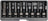 Yato 8 tlg. Satz Innen Sechskannt  6-19 mm Schlagschrauber CrMo HEX