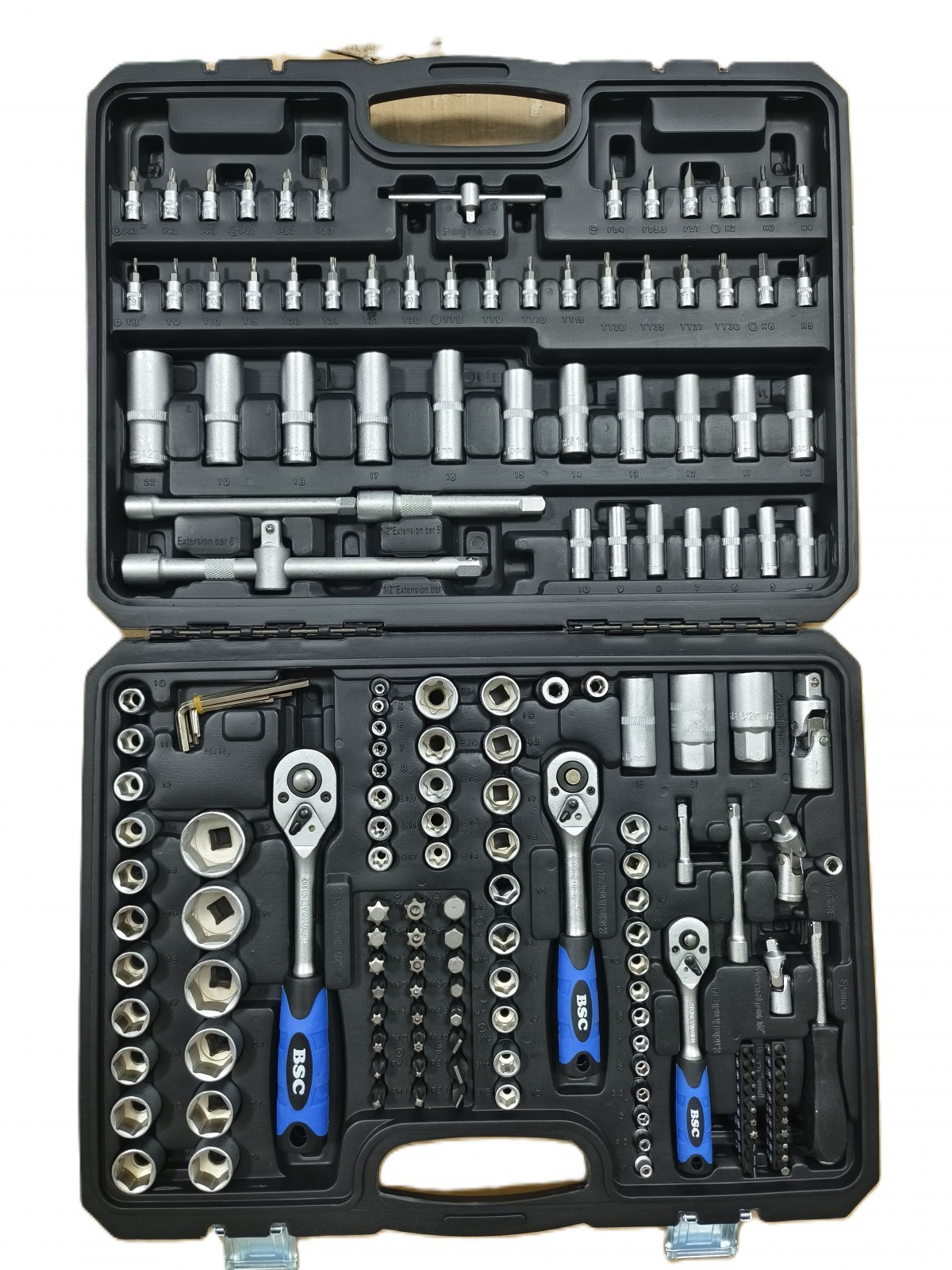172 tlg. Steckschlüssel Knarrenkasten Ratschenkasten Werkzeug 1/2" 1/4" 3/8"