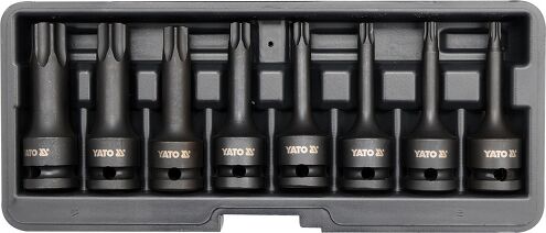 Yato 8 tlg. Torx T30-T80 Schlagschrauber CrMo 1/2