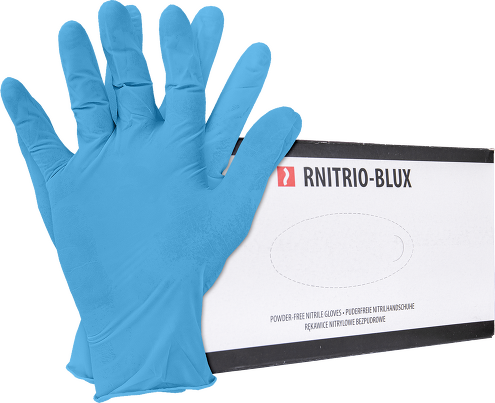 Blaue Nitrilhandschuhe RNITRIO-BLUX