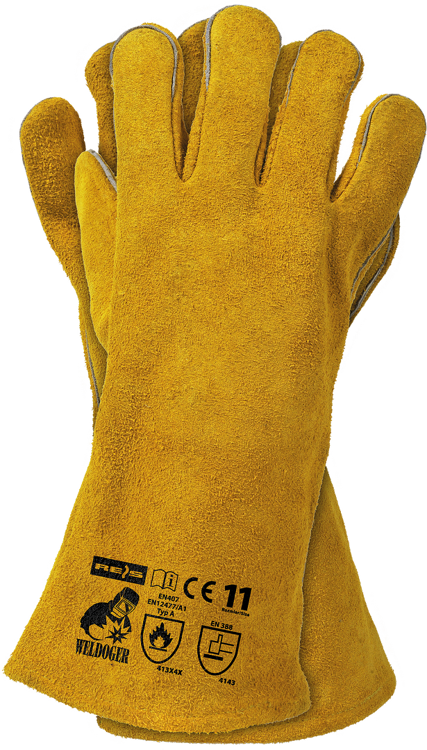MIG/MAG Handschuh Größen 9-11 Heavy Work Handschuhe Schweißerhandschuh 