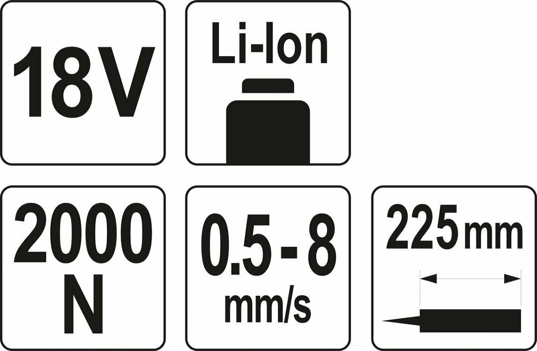 18 V Akku Kartuschenpresse ohne Akku und Ladegerät