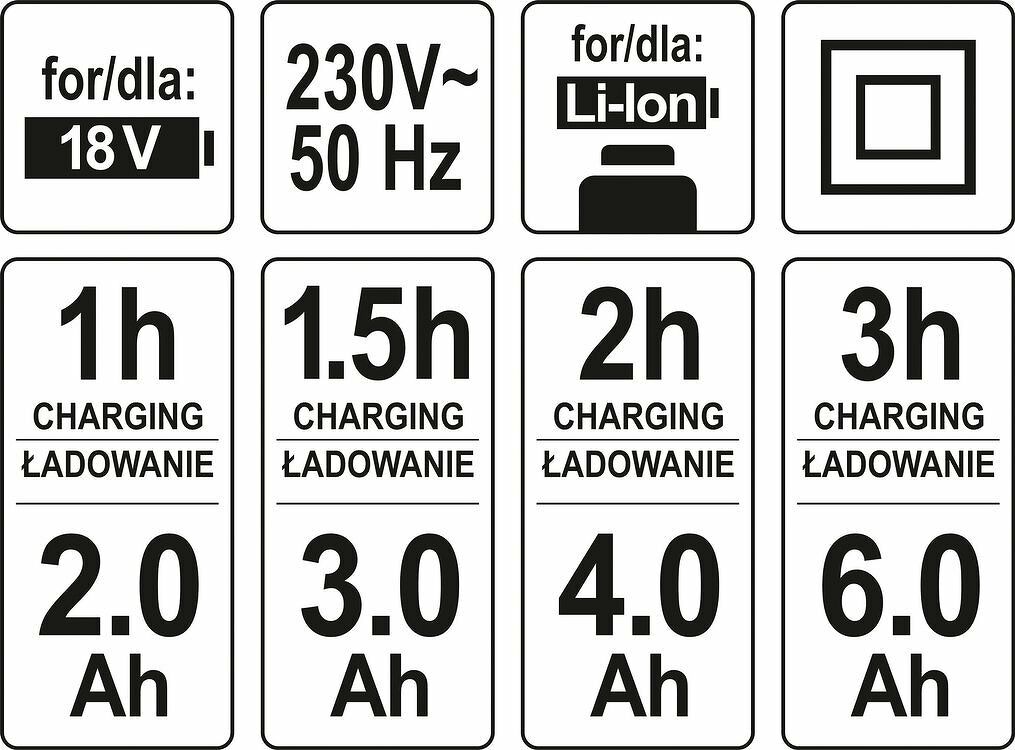 Profi 18 V  LI-ION Doppel Ladegerät Schnellladegerät