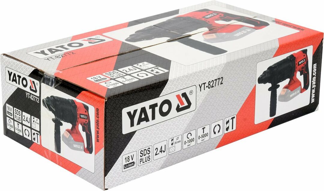 Profi 18 V Schlagbohrmaschine von Yato YT-82772 Solo ohne Ladegerät und Akku