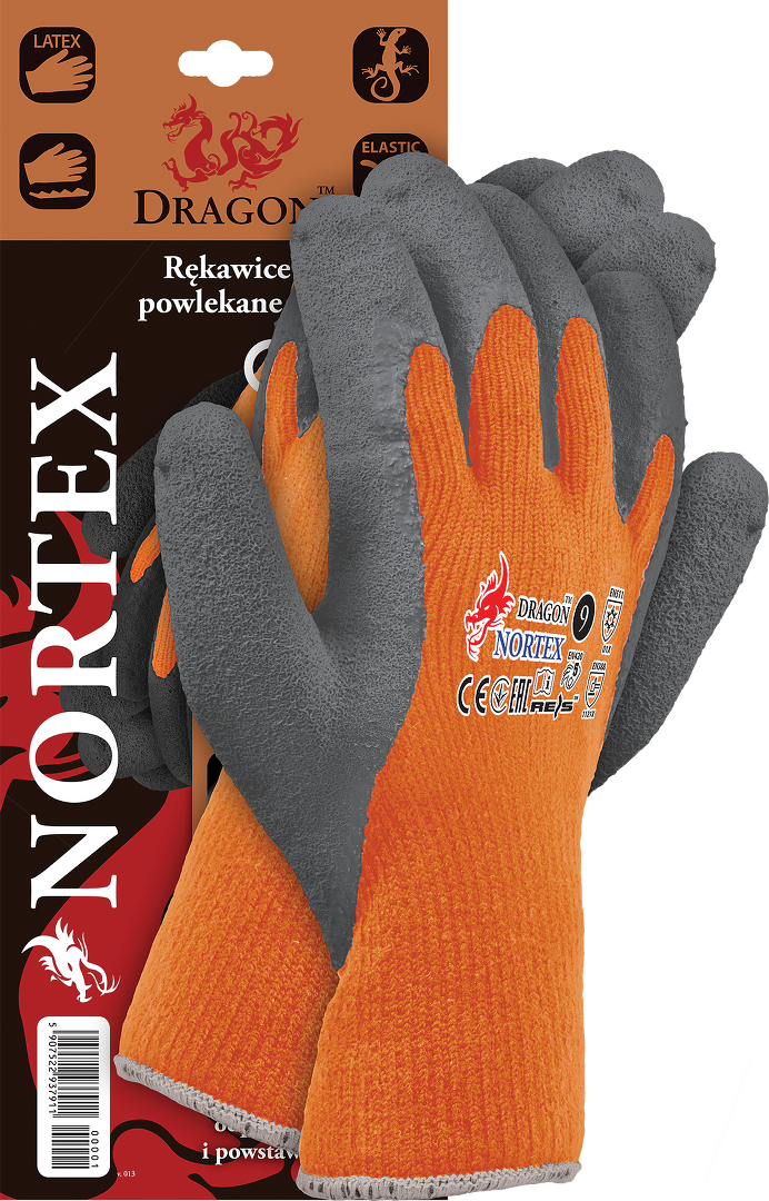 1 Paar Nortex Arbeitshandschuhe Latex Acryl Top Qualität Handschuhe Gr. 8 9 10 11 Winter warm