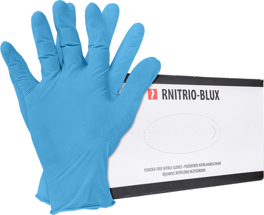 Blaue Nitrilhandschuhe RNITRIO-BLUX