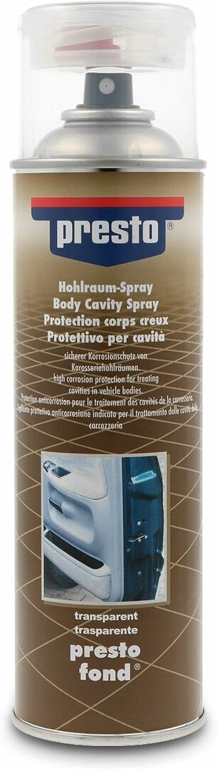 Presto Hohlraumversiegelung 500ml Effektiver Korrosionsschutz für Fahrzeuge