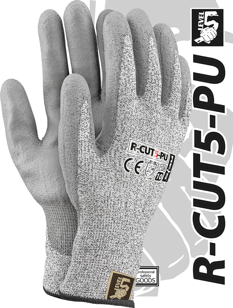 Schnittschutz Handschuhe R-CUT5-PU Klasse/Level 5 GR.9/10/11