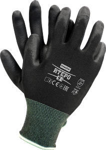 240 Paar Rtepo Arbeitshandschuhe PU  Gr.7-8-9-10 schwarz