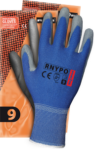 1 Paar Rnypo NS Arbeitshandschuhe PU Nylon Gr.7-8-9-10-11