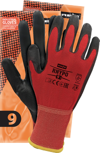 1 Paar Rnypo CB Arbeitshandschuhe PU Nylon Gr. 8-9-10-11