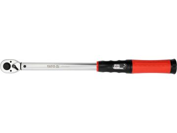 YATO Drehmomentschlüssel 1/2 Zoll 20–220 Nm inkl. Nüsse für Radwechsel YT-07847