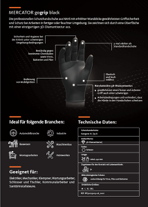 Mercator gogrip black 500 St.